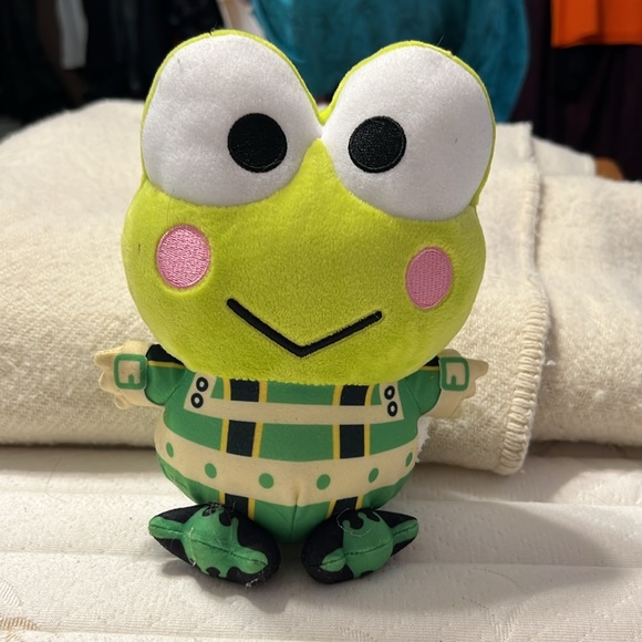 Sanrio Keroppi Plush Stuffed Animal, approx. 8 inches - Picture 1 of 5